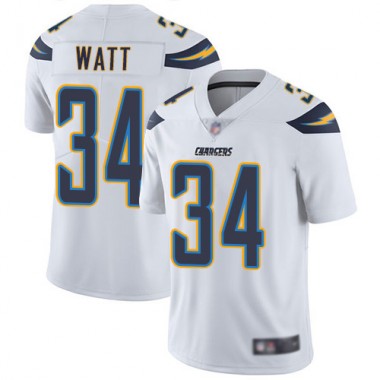 Los Angeles Chargers NFL Football Derek Watt White Jersey Youth Limited  #34 Road Vapor Untouchable->los angeles chargers->NFL Jersey